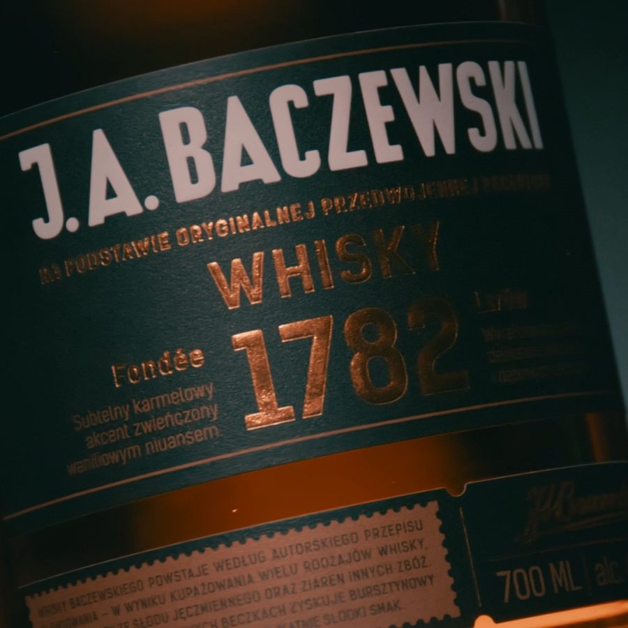 J.A. Baczewski – whisky commercial